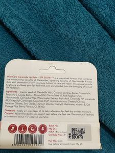 Wishcare Spf 50 PA+++ Tinted Ceramide Lip Balm