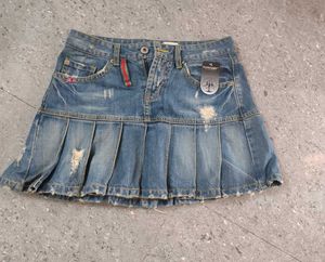 Denim Mini Skirt