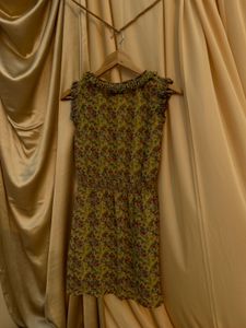 Floral Ruffle Mini Dress