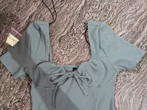 H&amp;M Cute Pastel Blue Mini Dress 👗