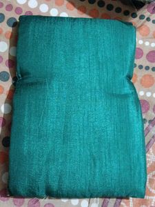 Emerald Green Saree with Gold Lace