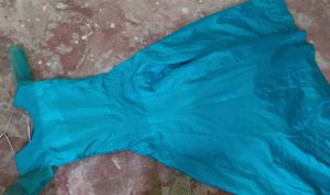 Teal Embroidered Indian Dress 👗 New