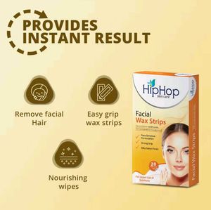 18 STRIPS hip-hop Facial Wax Strip