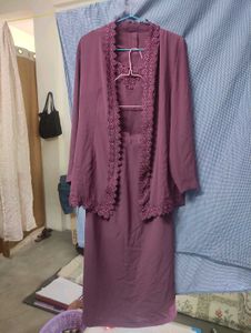 Zara Top, Elegant Purple Suits 3set