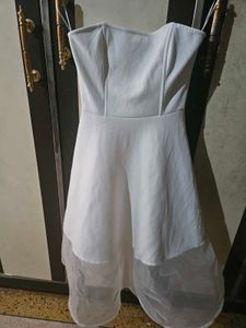 White Strapless Dress