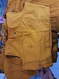 Vibrant Yellow Lehenga with Cape Jacket