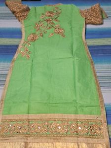 A Kurta Set With Chudidar Pyjama
