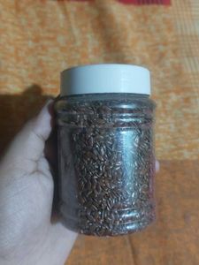 Flax Seeds in Jar