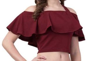 💥30 Rs.Off💥 Sexy Maroon Top