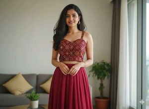 Rani colour Lehenga Choli Set
