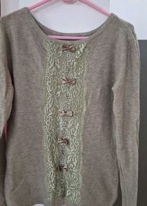 Olive Sweat Shirt