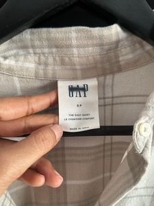 GAP Grey Checks Shirt