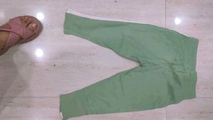 Green Casual Pants