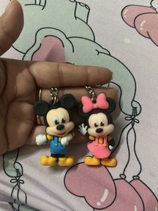 Mickey &amp; Minnie Keychains