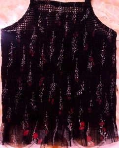 Floral Crochet Tank Top