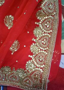 New Saree With Stich Blouse