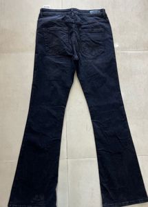 grey black bootcut jeans women
