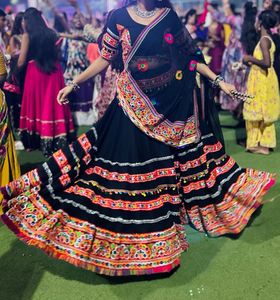 Black Navratri Chaniya Choli