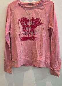 Pink "Love My Boots" Sweatshirt