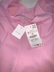 Pink Button-Down Tank Top
