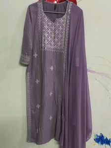 Pure Cotton Full Party Wear Suits