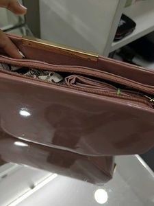 Chic Clutch with Chain Detail