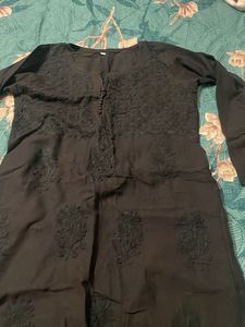 Elegant Black Kurta