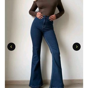 Flared Denim Jeans