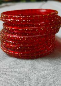 Red & Gold Bangles - Set