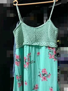 Floral Crochet Summer Dress