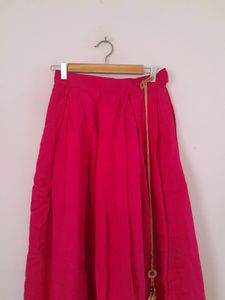 Flared Maxi Ethnic Skirt