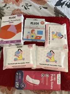 Plush Panty And Pads Trav Kit