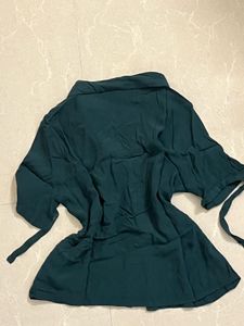 Green Button Up Vintage