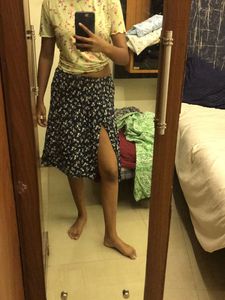 Floral Midi Skirt