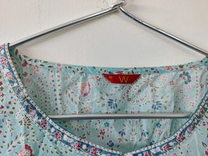 Elegant Blue Printed Kurta