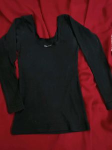 Long Sleeve Black body warmer
