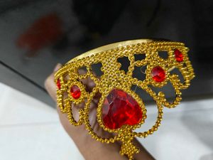 Golden Crown Headband Nd White Marry Hband