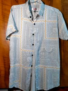 Patterned Short Sleeve Shirt