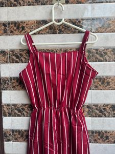 Striped Midi Dress