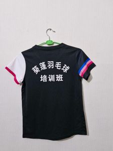 YONEX BADMINTON TSHIRT ( black Pink White )