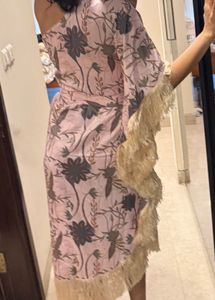 Floral Print Kaftan Dress