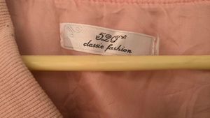 Blush Pink Bomber Jacket