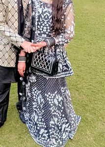Lehnga crop top
