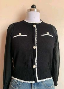 Chic Black Cardigan