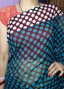 Polka Dot Saree