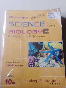 Pradeep's Science Biology Part-III - Class 10