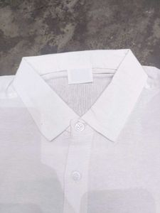 Men's White Long Sleeve Shirt