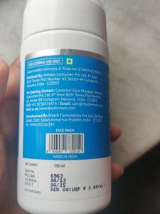 3% AHA-BHA- F Forming Daily Face Wash