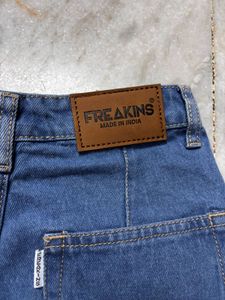 Freakins Denim Skorts