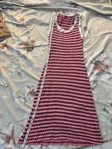 Striped Knit Bodycon Mini Dress